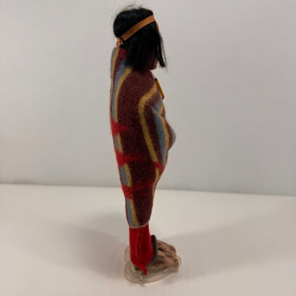 Vintage Skookum Native American Style Doll Figurine Blanket Souvenir - Picture 5 of 5